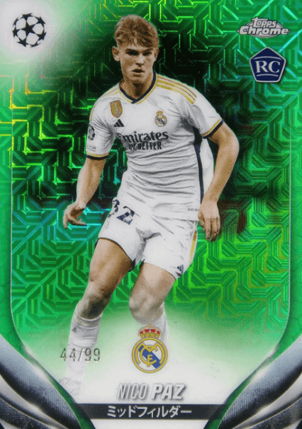 Nico Paz Topps Chrome Sapphire Edition 44/99