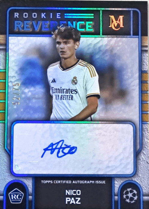 Nico Paz Knockout Football DNA 1/1
