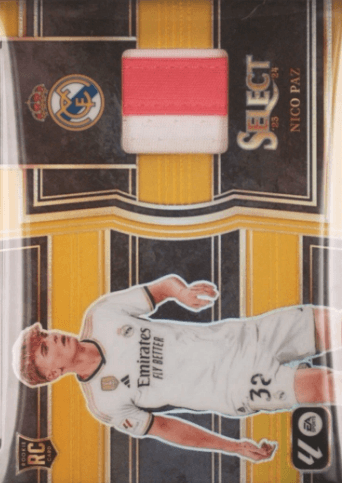 Nico Paz Panini Select La Liga Patch
