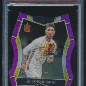 2016-17 Panini Select Sergio Ramos Purple Prizm Diecut /149 PSA 9 #147