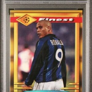 2022-23 Topps Finest Flashback RONALDO Gold Refractor /50 #55 PSA 9 POP 2 NON H