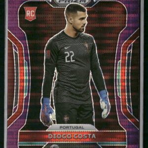 2022 Panini Prizm FIFA World Cup #176 Diogo Costa Purple Breakaway Rc /35