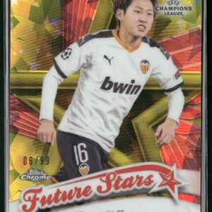 2019-20 Topps Chrome Sapphire UEFA #FS-KIL Kang-in Lee Future Stars Yellow /99