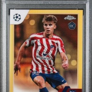 PABLO BARRIOS 2022 TOPPS CHROME ROOKIE GOLD RC REF RC /50 PSA 9 POP 4 NON HIGHER