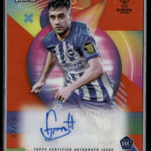 2023-24 Finest UEFA RC #A-FB Facundo Buonanotte Autographs Orange Refractor #/25