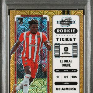 2022-23 Chronicles Contenders Optic Rc El Bilal Toure /10 Ticket Gold Mojo PSA 9