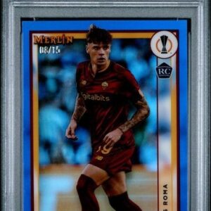 2022 Merlin UEFA Club Purple Rookie RC Refractor /15 Nicola Zalewski PSA 9 pop 1