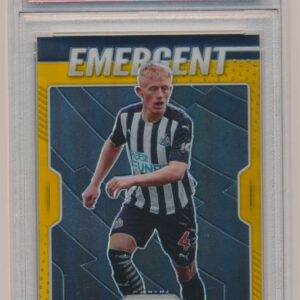 2020-21 Panini Prizm Premier League Emergent Gold /10 Matthew Longstaff 16 PSA10
