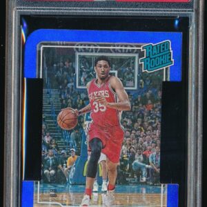 2015-16 Donruss Rated Rookie Status Die-cut #238 Christian Wood /35 PSA 8 Lakers