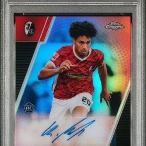 2021-22 Topps Chrome Bundesliga Kevin Schade RC Auto PSA 10 Magenta /150 BCA-KS