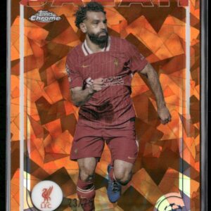 2024-25 Topps Chrome Sapphire Edition UEFA Club #87 Mohamed Salah Orange /25