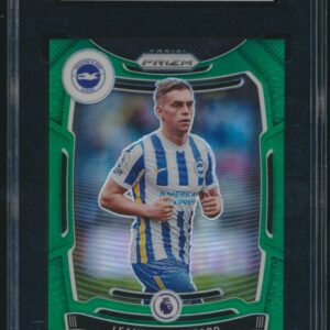 2021-22 Panini Chronicles Leandro Trossard Panini Prizm Green Brighton /5 SGC 9