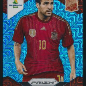 Cesc Fabregas 2014 PANINI PRIZM WORLD CUP Spain BLUE MOJO - #176 RARE SP