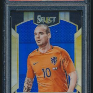 2016-17 Select Wesley Sneijder Terrace Blue Prizm #/299 Netherlands PSA 10 POP 1
