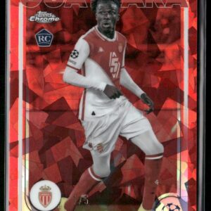 2024-25 Topps Chrome Sapphire RC UEFA Club #103 Kassoum Ouattara Red Sapphire /5