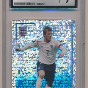 2006 Merlin England World Cup Stickers #44 David Beckham CSG 9