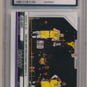 6041788278 2024 Panini INSTANT #343 LUKA DONCIC/ LEBRON JAMES CARD CGC 10