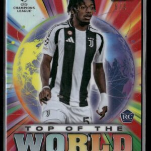 2024-25 Finest UEFA Club #TW-32 Samuel Mbangula Top of the World Red Rookie /5