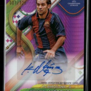 2024-25 Finest UEFA Club #BA-MQ Rafael Marquez Autographs Pink Prism /125