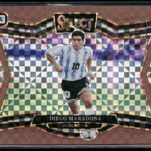 2024-25 Panini Select FIFA #248 Diego Maradona Bronze Checker #/75
