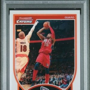 2007-08 Bowman Draft Picks & Stars Chrome Refractor /299 Vince Carter #40 PSA 9