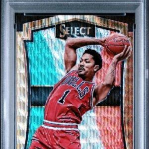 Derrick Rose 2015 Panini Select Tri Color Prizm #103 PSA 9 Chicago Bulls Pop 1