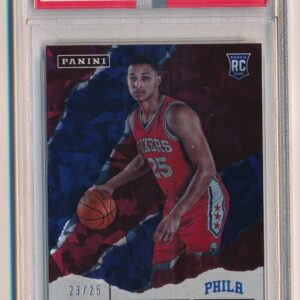2017 PANINI FATHER'S DAY #36 BEN SIMMONS CRACKED ICE ROOKIE RC /25 PSA 10 POP 1