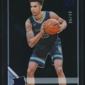 2019-20 Donruss Clearly Brandon Clarke Rated Rookie Blue /99 Memphis Grizzlies