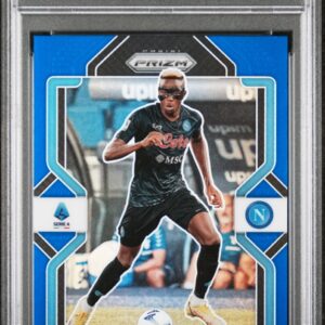 2022-23 PANINI CHRONICLES #222 SERIE A PRIZM BLUE PSA9 VICTOR OSIMHEN /49 POP 3