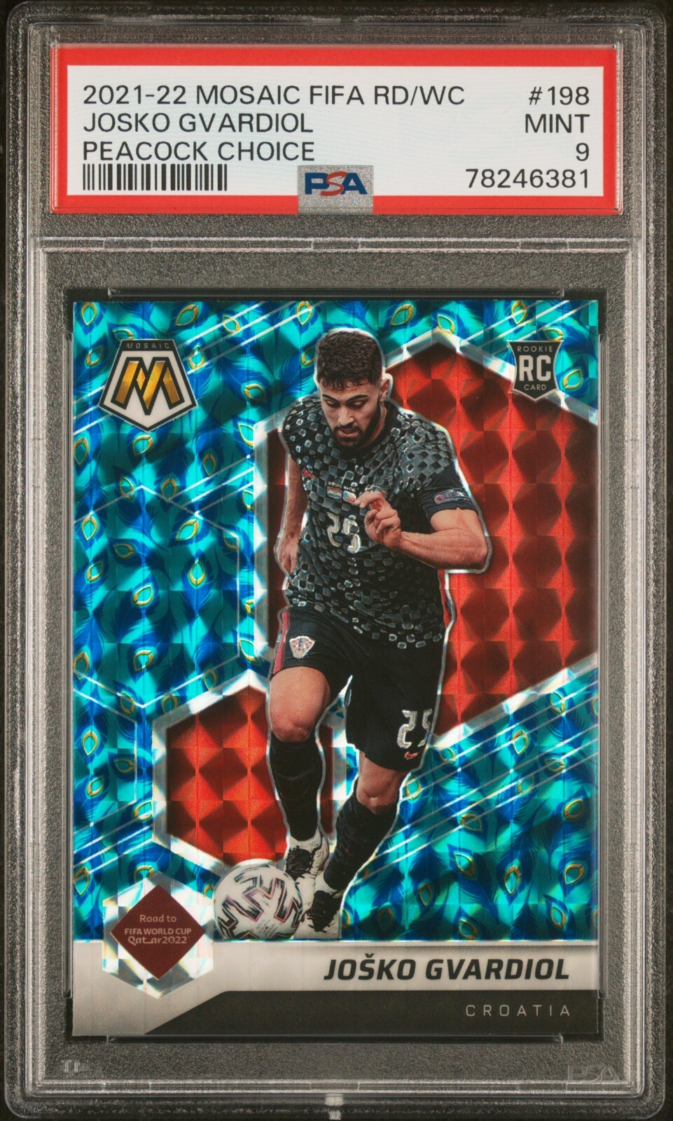 2021-22 PANINI Mosaic Road To Qatar Josko Gvardiol