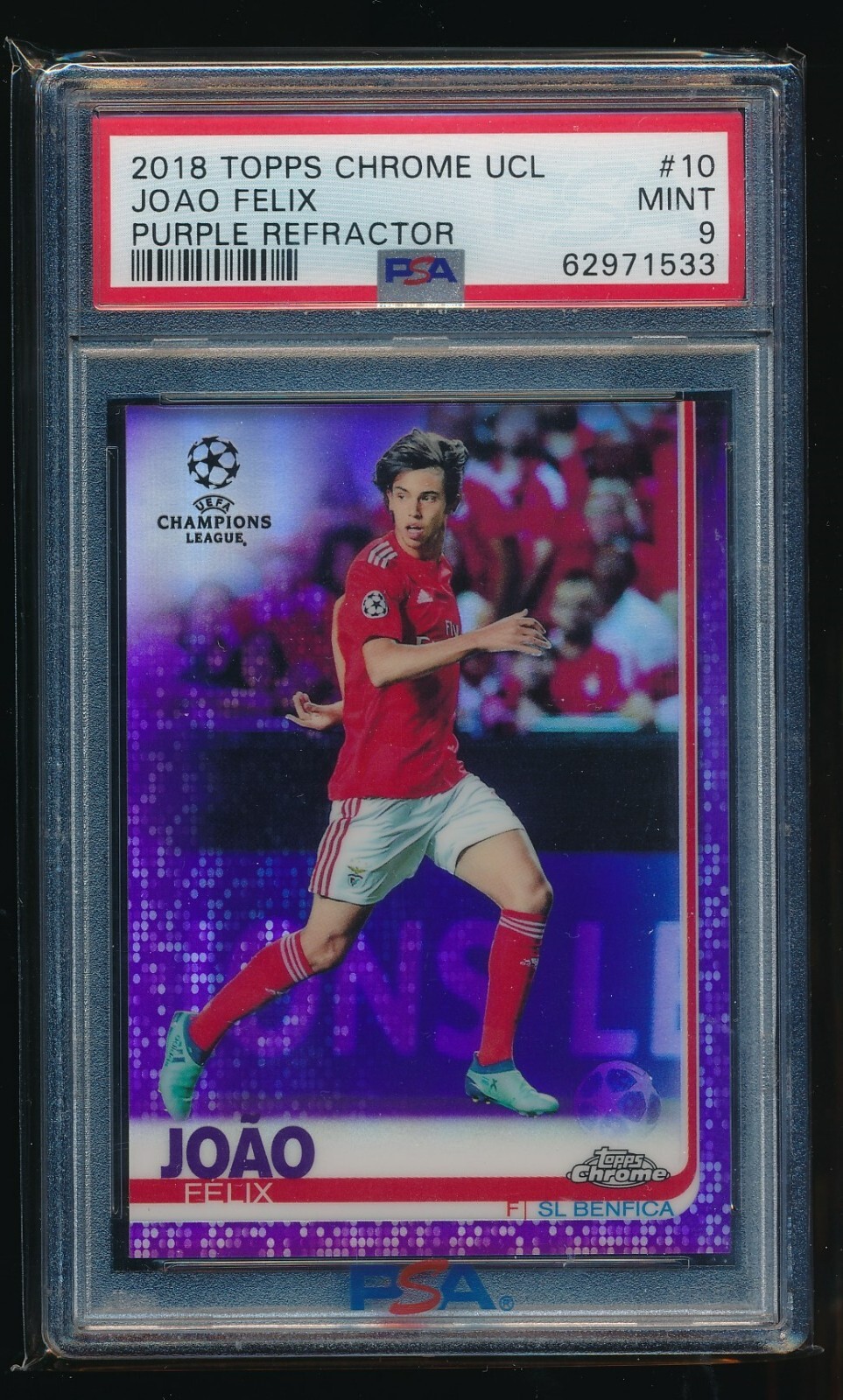 2018-19 Topps Chrome UEFA Joao Felix RC /250 Purpl