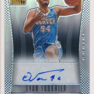 2012-13 Panini Prizm Silver Prizms Evan Fournier RC Rookie AUTO /25 Nuggets SP