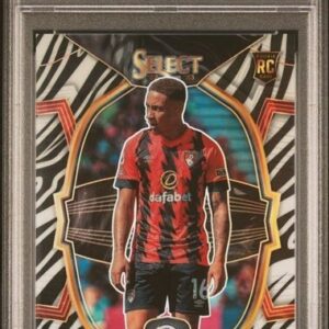 MARCUS TAVERNIER 2022 Panini Select Rookie ZEBRA Prizm /25 PSA 9 #1 terrace rc