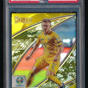 2020 Panini Select UEFA Euro Oleksandr Zinchenko /25 Camo Prizm Ukraine PSA 10