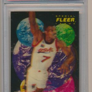 David ROBINSON 1996-97 Fleer USA Special Issue Around The World 3D #48 USA PSA 9