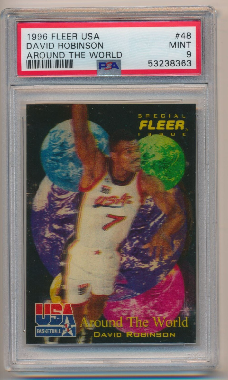 David ROBINSON 1996-97 Fleer USA Special Issue Aro