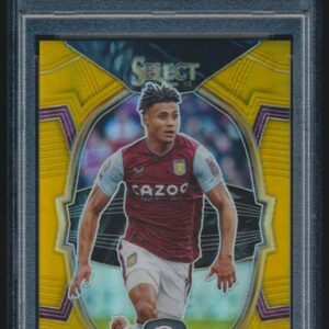 OLLIE WATKINS 2022-23 SELECT P/L #11 GOLD PRIZM 08/10 ASTON VILLA POP 2 PSA 10