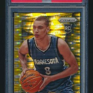 2014-15 Panini Prizm #42 Zach LaVine SP variations Gold Pulsar /10 PSA 9 RC