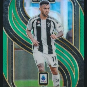 2024-25 Nico Gonzalez Panini Select #189 Serie A Green Juventus /5 RC