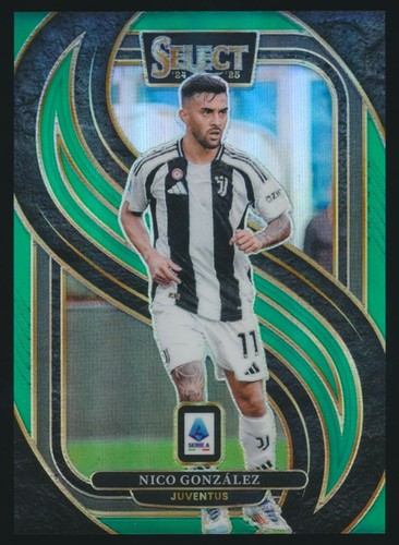 2024-25 Nico Gonzalez Panini Select #189 Serie A Green Juventus /5 RC