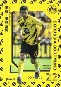 Jude Bellingham 2020-21 Daka Borussia Dortmund Base rookie card