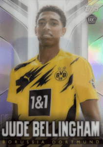 Jude Bellingham 2020-21 Topps Chrome BVB Borussia Dortmund Base rookie card