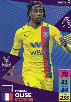 Michael Olise 2021-22 Panini Adrenalyn XL Premier League #132
