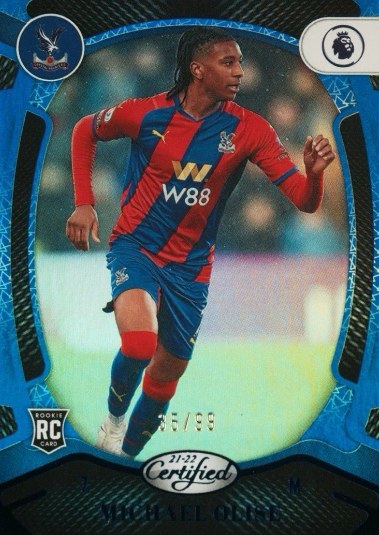 Michael Olise 2021-22 Panini Chronicles Certified #146 Mirror Blue /99