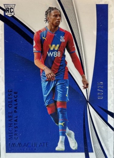 Michael Olise 2021 Panini Immaculate Collection #118 Sapphire /25